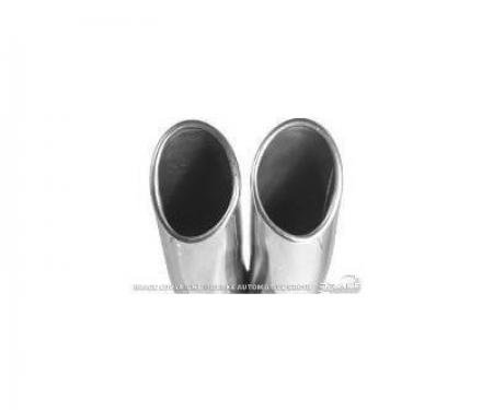 Scott Drake 1967-1969 Ford Mustang 1967-1969 Original Style Dual Exhaust Tips C7ZZ-5258-C