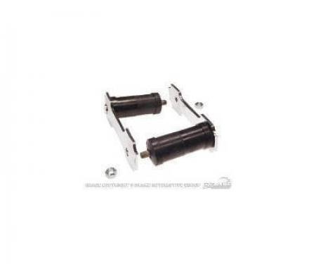 Scott Drake 1964-1973 Ford Mustang Leaf Spring Shackle Kit Stainless Steel C5ZZ-5776-GTSSL