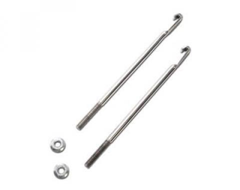 Scott Drake 1967-70 Mustang Battery Hold Down Bolt Kit, Stainless Steel (24F Series) D0AZ-10756-SS