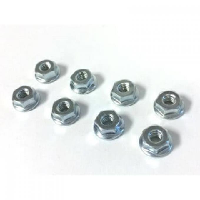 Scott Drake 1964-1966 Ford Mustang Tail Light Housing Mounting Nut Kit, 8 Piece Kit 34053-SK