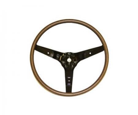 Scott Drake 1969 Ford Mustang 1969 Mustang Deluxe Rim Blow Steering Wheel C9AZ-3600-BK