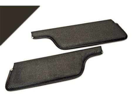 Scott Drake 1967-1968 Ford Mustang 67-68 Sun Visor (Black) Pair C7ZZ-6504104-BK