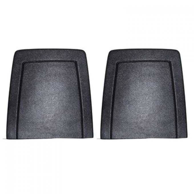 Scott Drake 1972-1973 Ford Mustang 1972-73 Mustang Seat Back Panels Standard/Deluxe (Black) D2ZZ-6560762