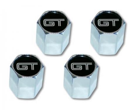 Scott Drake 1964-2020 Ford Mustang GT Logo Valve Cap, Set of 4 ACC-5030670