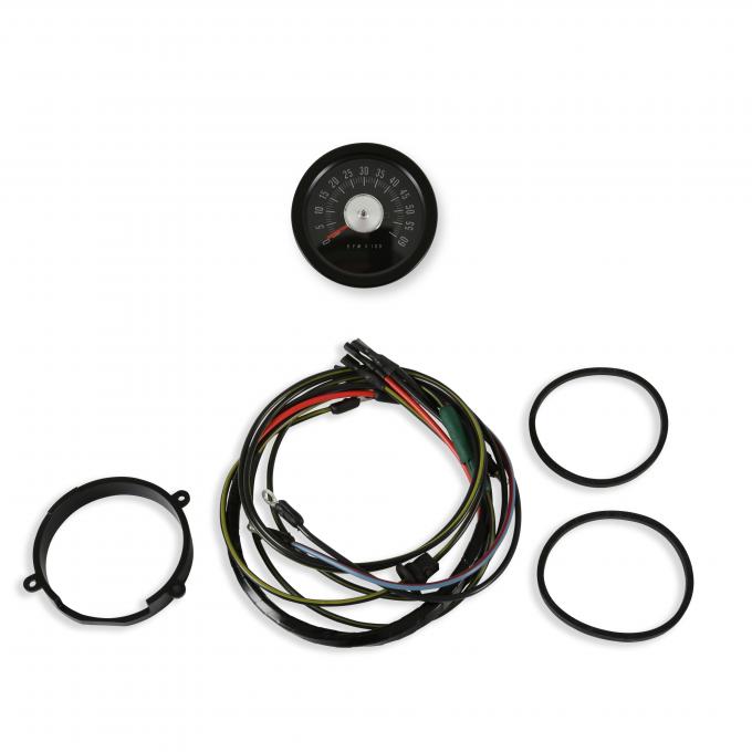 Scott Drake in-Dash 6000 Rpm Tachometer C7ZZ-17360-6K