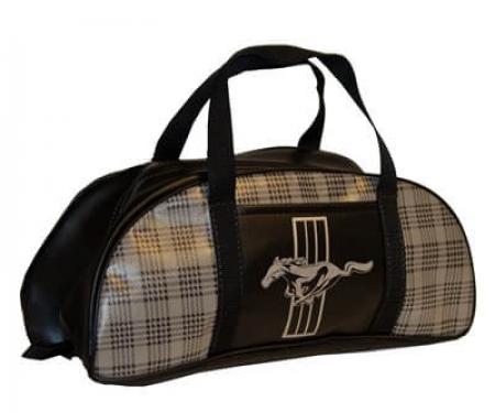 Scott Drake 1964-1973 Ford Mustang 1964-73 Mustang Tote Bag (Small, Plaid) TB-FM-S-PLD