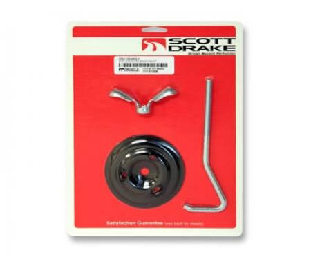 Scott Drake 1965-1967 Ford Mustang Spare Tire Mounting Kit Hook (Bolt Style) C5ZZ-14244862-K