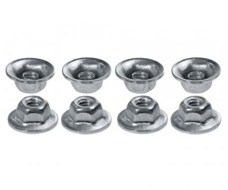 Scott Drake 1964-1966 Ford Mustang Tail Light Housing Mounting Nuts, Concours, 8 Pieces 359606-S8