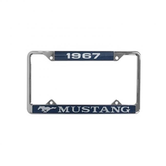 Scott Drake 1967 Ford Mustang 1967 Mustang Year Dated License Plate Frame ACC-LPF-67