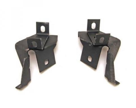 Scott Drake 1968-1970 Ford Mustang 68-70 Lower Radiator Mounting Brackets Pair C8ZZ-8052-A