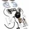 Scott Drake 1967-1969 Ford Mustang Front Power Disc Brake Conversion Kit DBC-A121-M-R