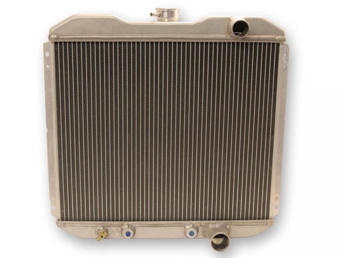 Scott Drake 1967-1969 Ford Mustang 2 Row Down Flow Aluminum Radiator 340-2AL