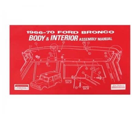 Scott Drake 1966 Ford Bronco 1966-70 BRONCO BODY/INT Manual AM-149