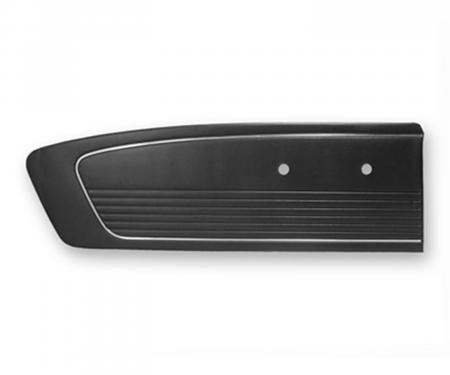 Scott Drake 1966 Ford Mustang 1966 Standard Door Panels (Black) C6ZZ-65239423BK