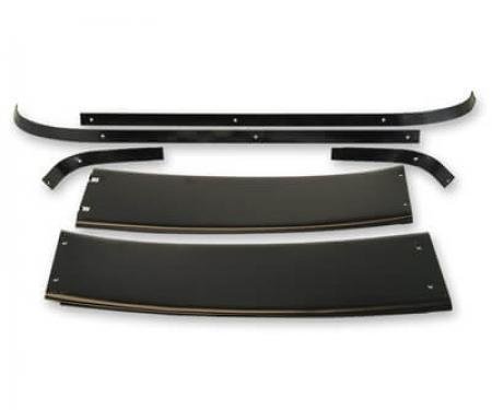 Scott Drake 1967-1968 Ford Mustang 1967-68 Mustang Fastback Rear Roof Molding Set C7ZZ6331144-83K