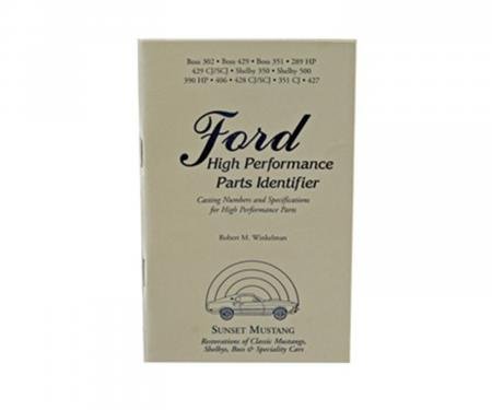 Scott Drake 1964-1973 Ford Mustang Ford High Performance Parts Identifier L-68