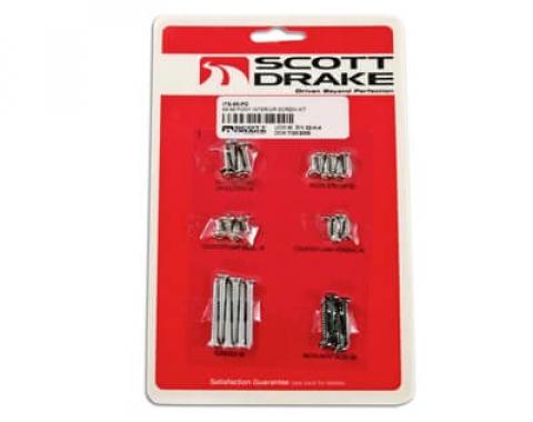 Scott Drake 64-66 PONY INTERIOR SCREW KIT ITS-65-PO