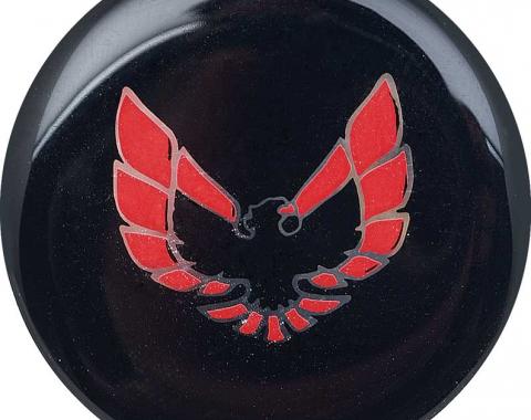 Firebird / Trans Am Center Cap Horn Button Emblem, Red, 1970-1981