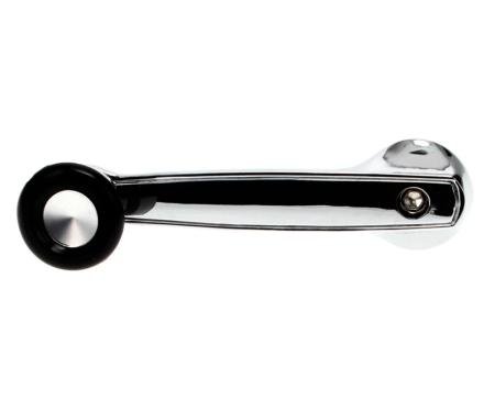 AMD Window Crank Handle, Black Knob, 68-76 Dodge Plymouth A B E Body X546-1068