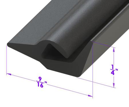 Metro Moulded Parts 1970-1981 Pontiac Firebird Wheel Spoiler Trim. Sold by the Foot LP 111-X