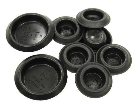 Corvette Floor Pan Drain Plugs, 8 Piece Set, 1963-1976