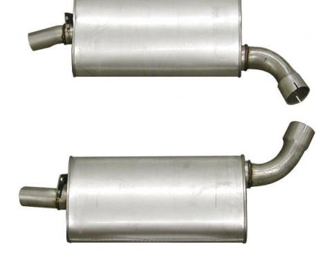 Corvette Mufflers, 2.5 Inch (73 Replacement), 1968-1973