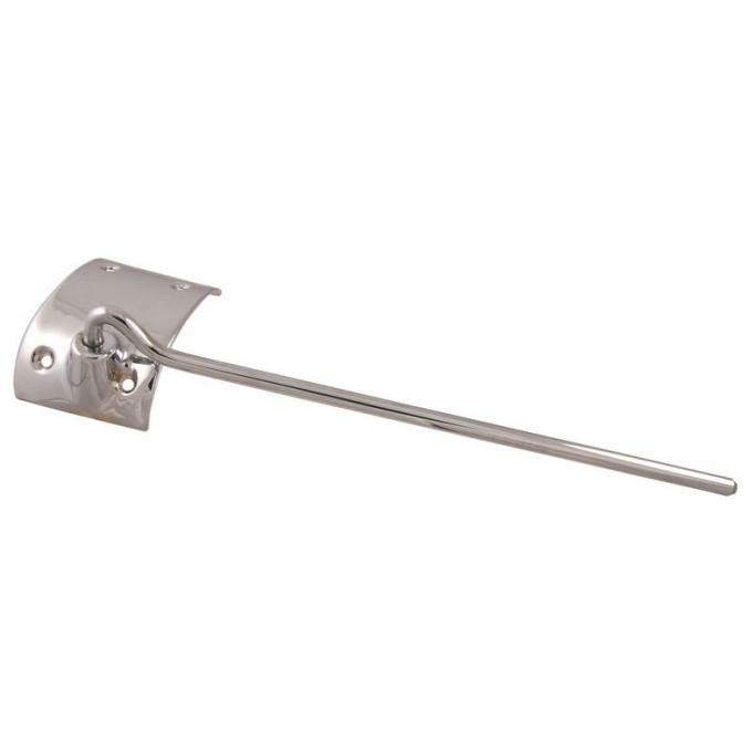 Dennis Carpenter Sun Visor Arm and Bracket - LH - Chrome - 1961-63 Ford Thunderbird C1SB-6304145-B