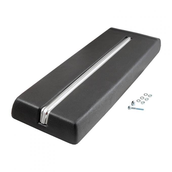 Dennis Carpenter Console Lid with Stainless Trim - 1964-65 Ford Falcon Car C4DZ-6206024-BLACK