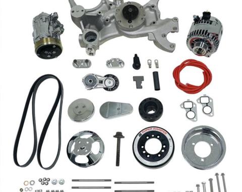 Vintage Air Front Runner™ Drive System GM LS7 Dry-Sump Polished/Chrome without Power Steering 175030