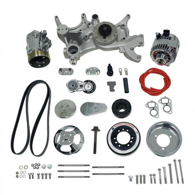 Vintage Air Front Runner™ Drive System GM LS7 Dry-Sump Polished/Chrome without Power Steering 175030