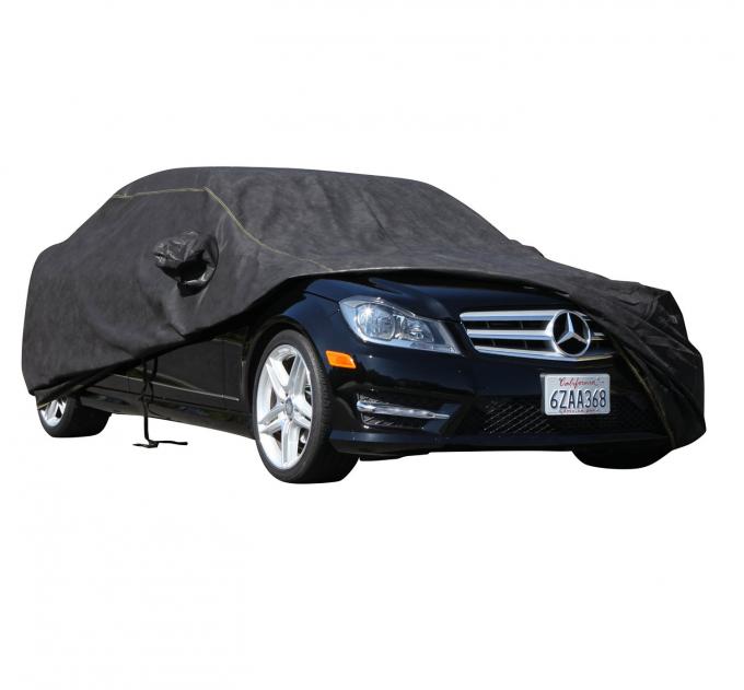 FORD MUSTANG Waterproof Max Series Car Cover, Black with Mirror Pockets, 1994-2016