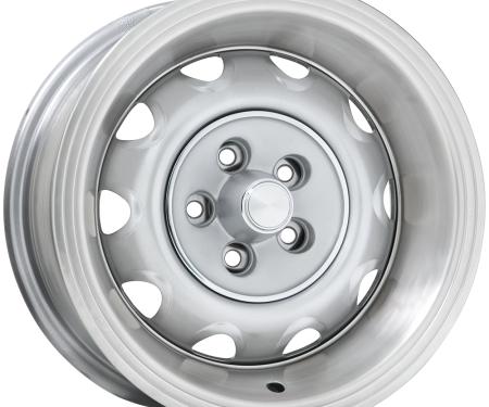 Wheel Vintiques 15x7 Chrysler Rallye Silver 5x4.5" bolt 4.25" backspace 56-5712044