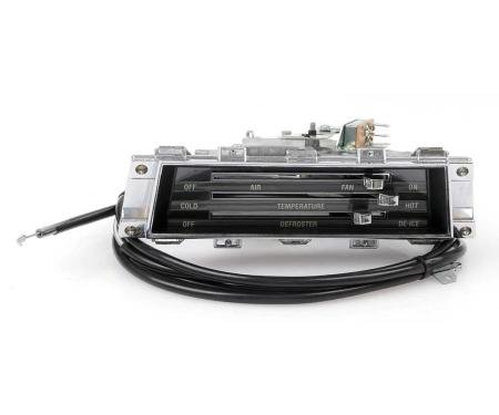 AMD Heater Control Assembly with Cables, without AC- 67 Camaro Firebird K-3925775C