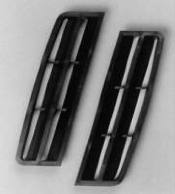 Corvette Louvers, Door, Fender (ACI), 1984-1996