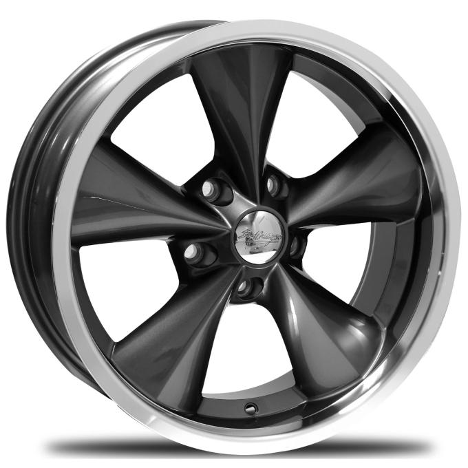 Boyd Coddington 15x8 Junkyard Dog Gunmetal / Machined Lip 5x4.5 BS 4.5 BP BC1-586545G