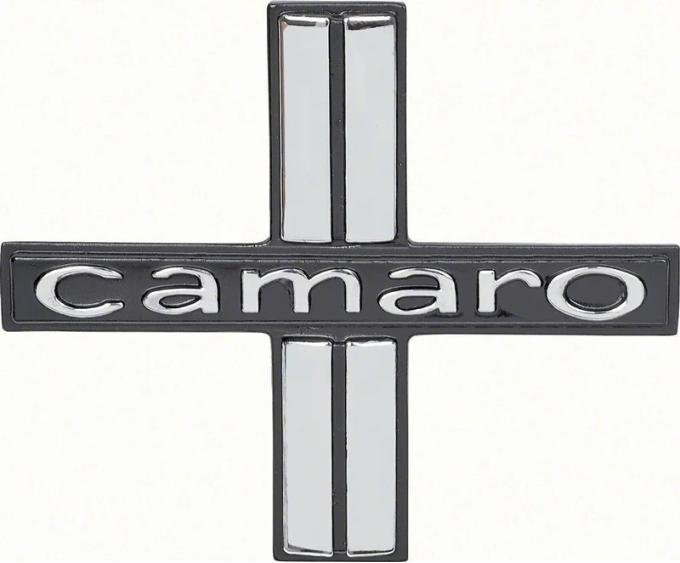 AMD Door Panel Emblems, "Camaro" for Deluxe Interior, LH/RH Pair, 67 Camaro K-7698289