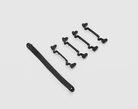 Detroit Muscle Technologies Mopar A Body 70-74 Under Hood Wiring Hose Strap Kit AXX7074SK01-USK05