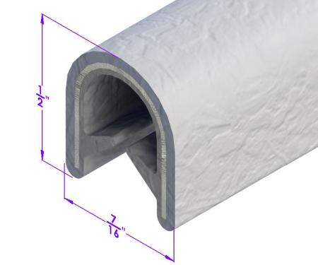Metro Moulded Parts Gray, Push-on Windlace LP 200-A