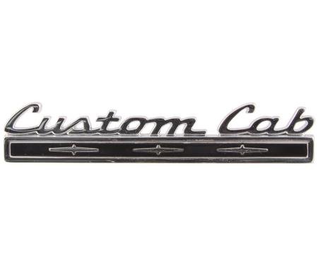 Dennis Carpenter Back Panel Side Name Plate - Custom Cab - 1968-72 Ford Truck     C8TZ-8140683-A