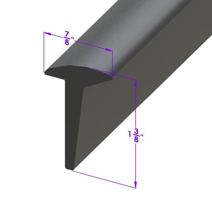 Metro Moulded Parts Fender Welt. All Rubber Type with 3/4 In LP 15-E
