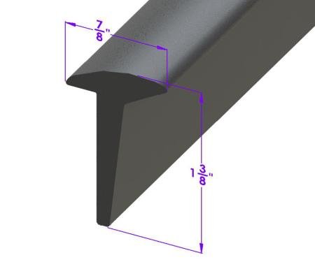 Metro Moulded Parts Fender Welt. All Rubber Type with 3/4 In LP 15-E