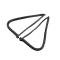 AMD Vent Window Seal, LH/RH Pair, 73-79 Ford F100 F150 F250 F350; 78-79 Bronco U-KF4901