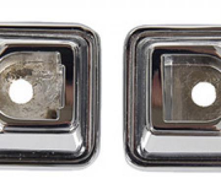 Classic Headquarters Camaro Deluxe Dash Grab Handle Bezels-Pair W-807