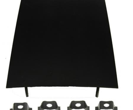 Classic Headquarters Nova Forward Console Plate, Black, with Hardware W-620B