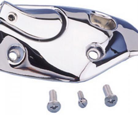 Classic Headquarters Right Hand Convertible Sunvisor Bracket-Chrome W-332