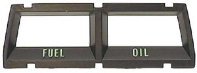 Classic Headquarters Console Fuel and Oil Bezel W-210