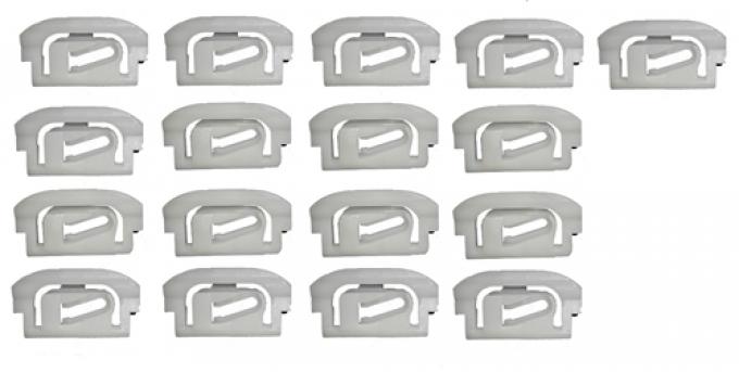 Classic Headquarters F-Body Plastic Windshield Clip Set (17) R-522