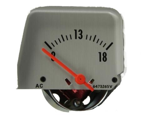 Classic Headquarters Camaro Console Volt Gauge, Silver W-583A