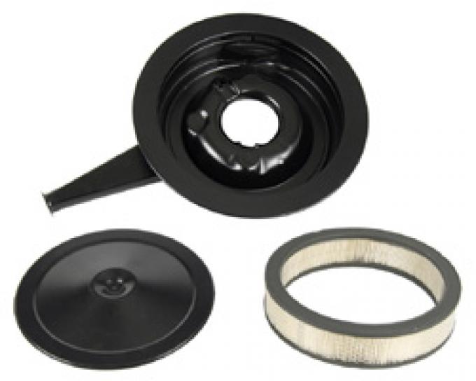 Classic Headquarters 302 Cowl Air Cleaner Assembly-Black Lid W-668