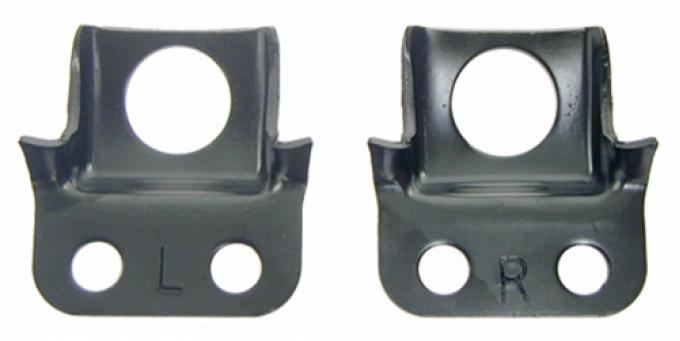 Classic Headquarters Outer Front Bumper Brackets-Right Hand and Left Hand, Pair W-750